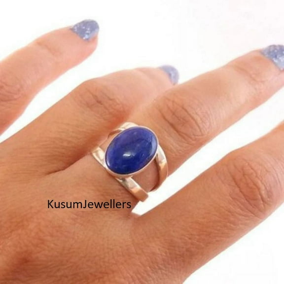 Natural Lapis Lazuli Gemstone Ring