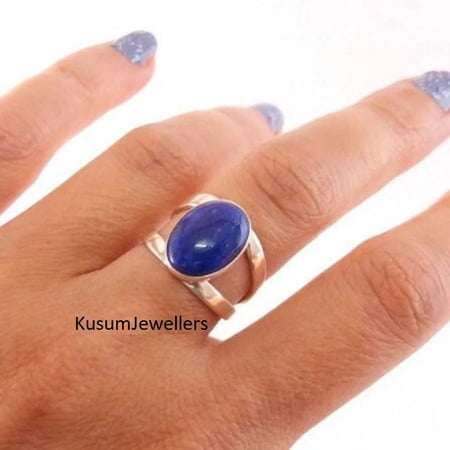 Natural Lapis Lazuli Gemstone Ring