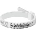 thumbnail image 1 of HUGFEGWE Ring Measuring Strap | Ring Sizer Gauge Set | Ring Sizer Measurement, Strap and Soft Ruler, Jewelry Sizing Tool Tape Finger Size Measurement Circle for Finger Circumference Measurement, 1 of 8