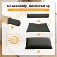 thumbnail image 2 of CATGOOD 3-in-1 Bean Bag Chair for Kids, Convertible kids chair with Skin Friendly Fabric for Living Room, Bedroom, Gray, 2 of 9