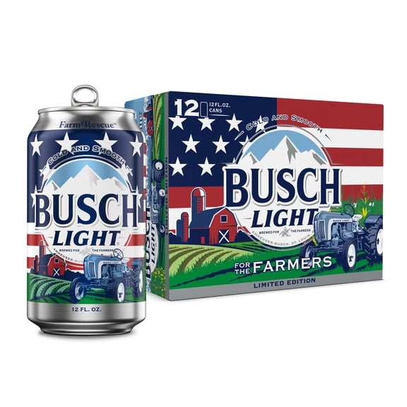 Busch Light American Lager Beer 12 Pack 12 fl oz Aluminum Cans 4.1% ABV