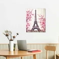 thumbnail image 2 of COMIO Paris Eiffel Tower Wall Decoration Girl's Bedroom Pink Paris Room Decoration Paris Bathroom Wall Art, 2 of 4