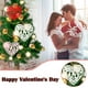 thumbnail image 1 of Xihbxyly Adornos de Corazón para San Valentín, Decoración Romántica de Madera para Árbol, Juego de 10, Perfectos para Parejas y Familias, Recuerdo Especial para Celebraciones, Tamaño 8 X 8 Cm., 1 of 7