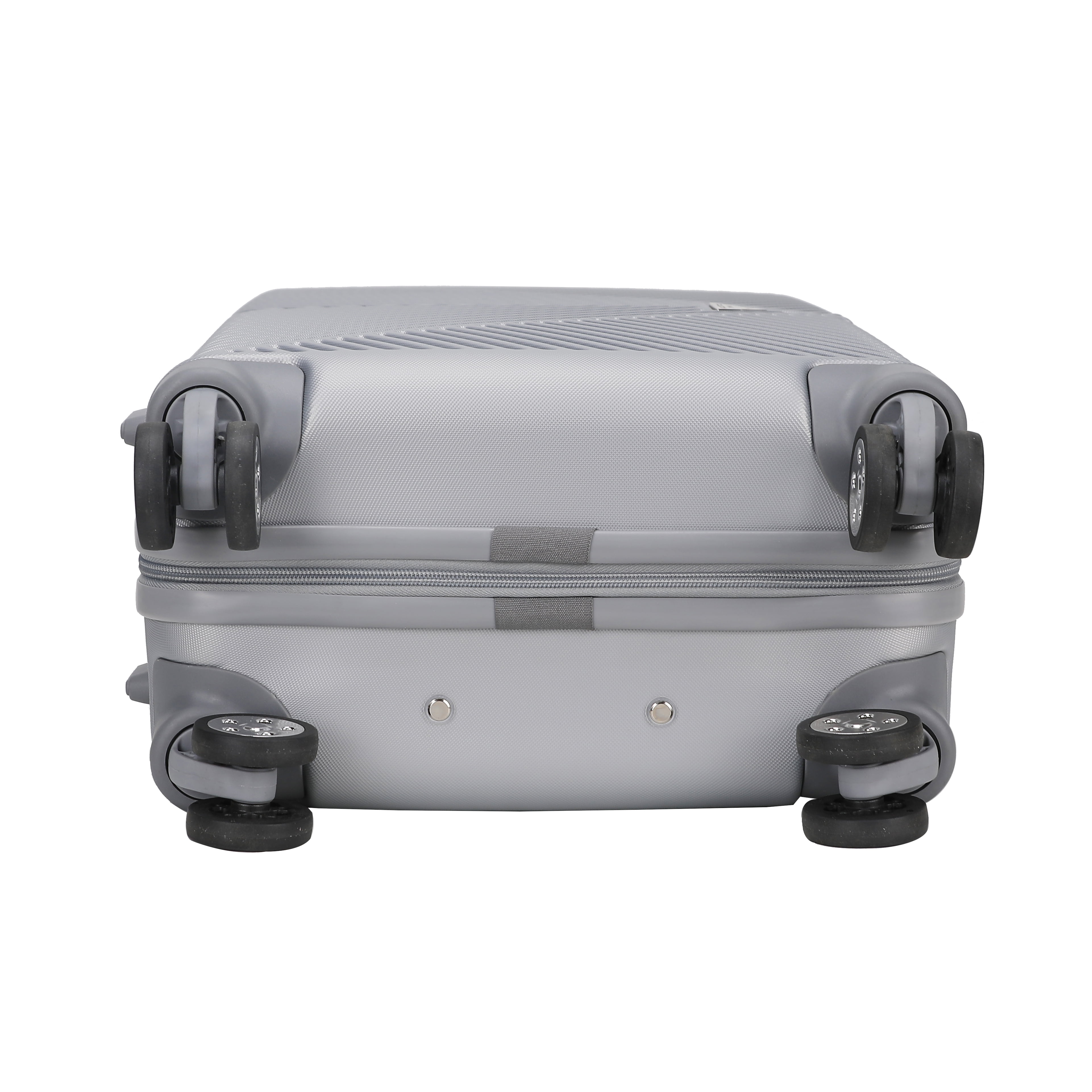 MKF Collection Felicity Carry-On Luggage Hardside, Luxurious Travel Suitcase by Mia K - Rose Gold