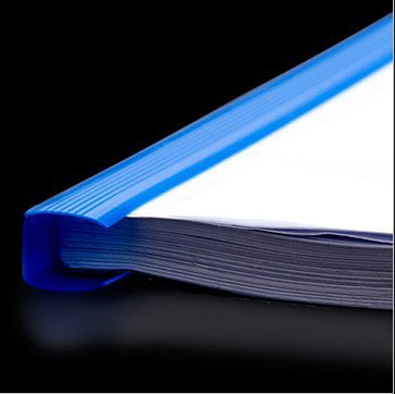 Accordion Folder Plastic File Folder Sliding Bar Report Covers 30 Sheet Capacity Transparent Resume Presentation File Folders Organizer Binder For A4 Size Paper for Business/Office/Study/Home 