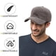 thumbnail image 4 of Gorra de béisbol de lana de cordero sintética para hombres y mujeres - Gorros deportivos de forro polar de peluche Cálido invierno viajes al aire libre, 4 of 5