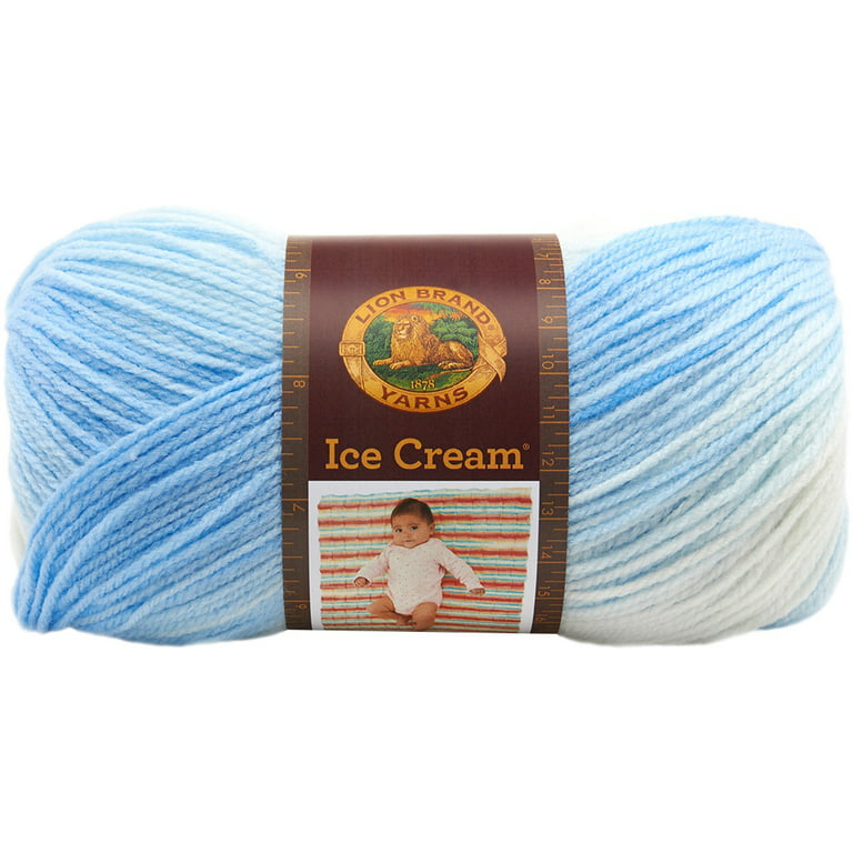 Lion Brand Ice Cream Yarn - Blueberry