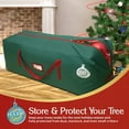 thumbnail image 6 of HOLIDAY SPIRIT Christmas Tree Storage Bag, Heavy-Duty 600D Oxford Material with Durable Reinforced Handles & Zipper, Waterproof Dust Protection (Green, Fits a 7.5FT Tree), 6 of 6