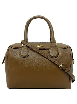 vintage dark brown leather genuine coach bag $125 - bags and