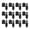 12pcs Black, variant on Hioecau Window Screen Clip with Screws Fastens Winter Window Screens Storm Windows Storm Panels Screen Door Offset Window Clips