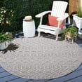 thumbnail image 6 of SAFAVIEH Global Derren Diamond Area Rug, Grey/Ivory, 8' x 10', 6 of 10