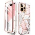 thumbnail image 1 of IBAOLE Cosmo Series Case for iPhone 13 Pro Max 6.7 inch (2021 Release), Slim Full-Body Stylish Protective Case with Built-in Screen Protector (Marble)Marble-, 1 of 8
