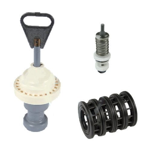 Fleck 5600 Kit de Reconstruction de Valve d'Assouplissant - Inclut Piston (60102-10), Joints et Entretoises (60125), et Valve de Saumure (60032) par Fleck