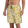 thumbnail image 2 of Vsdgher Cute Bee Gnome 2 Men's Beach Shorts, Surfing shorts, Swim trunks, Quick Dry Swim Trunks for Surfing Beach Fun -X-Large, 2 of 6