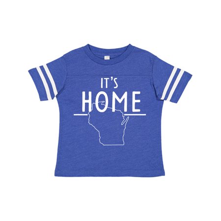 

Inktastic It s Home- State of Wisconsin Outline Gift Toddler Boy or Toddler Girl T-Shirt