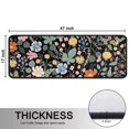 thumbnail image 5 of Kitchen Rugs Sets Of 2,Pioneer Flower Floral Print Pattern Anti Fatigue Kitchen Mat Rugs Non Slip Washable,Decorative Kitchen Floor Mats for Kitchen,Sink,Laundry,17"x47"+17"x47", 5 of 5
