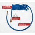 thumbnail image 4 of 4 Pack Air Brake Coiled/Hose Assembly - 15Ft w/ 40" Pigtails Trailer End & 12" Tractor End - Air Lines for Semi Truck - Trailer Air Brake Hose Kit, 4 of 5