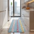 thumbnail image 4 of Pioneer Flower Floral Print Pattern Kitchen Rug Mat,Kitchen Runner Rugs Non Skid Washable,Decorative Kitchen Floor Mats for Kitchen,Sink,Laundry,17"x47.2", 4 of 7