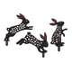 thumbnail image 1 of Estaca de silueta de conejo de Pascua-Estaca de sombra de conejo de decoración de jardín-Juego de combinaciones de conejo de 3 yardas de decoración al Sunnimix Estacas de conejo, 1 of 8