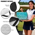 thumbnail image 6 of Pzuqiu Starfish and Conch Pattern Golf Cart Seat Covers 4 Front Pockets, for Golf Carts, Quilted Golf Cart Seat Covers, Compatible with EZGO Club Car, 6 of 7