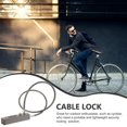 thumbnail image 4 of HLONK3 Pieces Padlock with Password Required Snowboarding Bike Freezer Cable Locks Combination Luggage Small Baby, 4 of 6