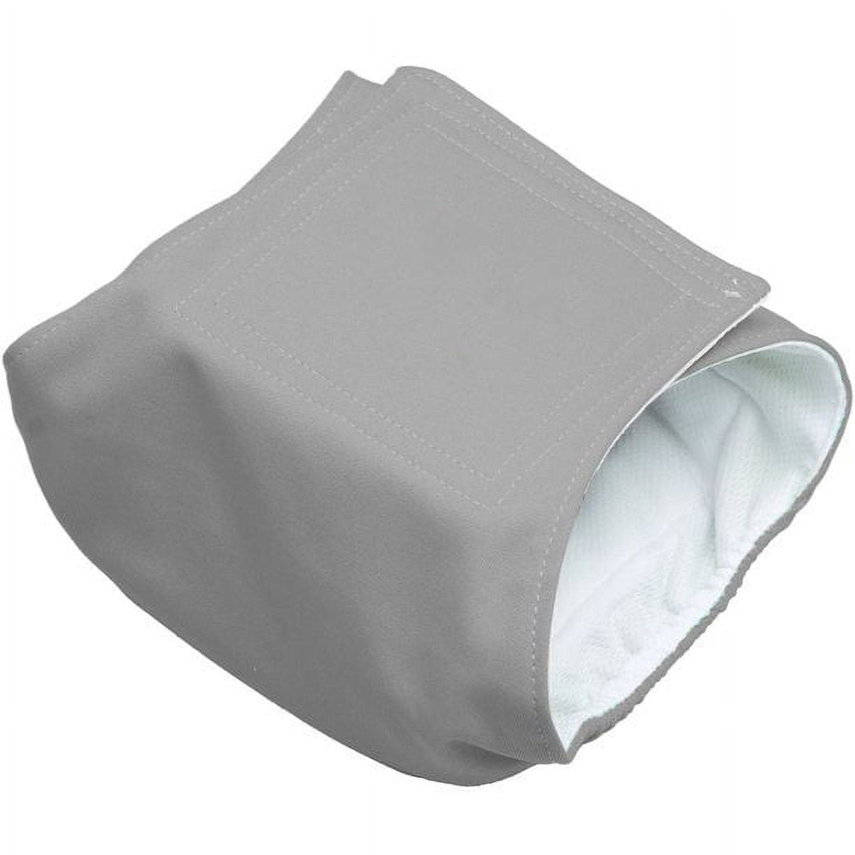 Genwiss 3Pcs Washable Male Dog Wrap, Reusable Belly Diapers for Male Dogs(Gray,M)