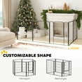thumbnail image 4 of PawHut 6 Panels Dog Playpen, 31.5" Height Foldable Dog Pen with Door & Strap, 4 of 10