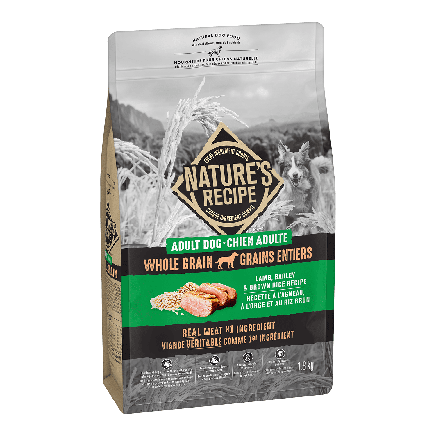 NR WG LAMB 1.8KG - FRENCH NATURES RECIPE WG NR LAMB 1.8KG