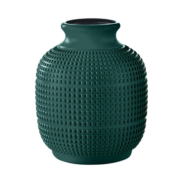 Jarrón europeo decorativo para sala de estar, arreglo floral, mesa de comedor, estilo moderno, mueble de TV para el hogar, flores secas, decoración suave.
