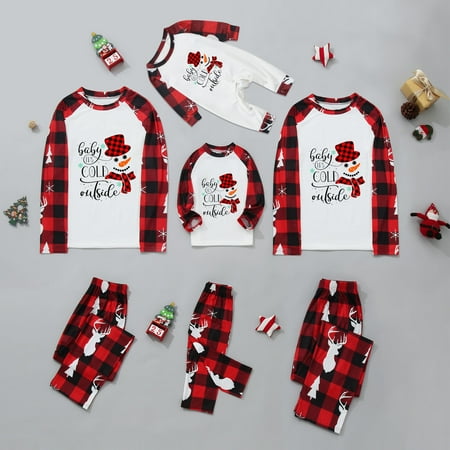 

Christmas Gifts Christmas Women Mommy Print Blouse Tops And Pants Xmas Family Clothes Pajamas Polyester Red 2Xl