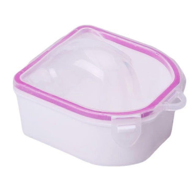 Nail Soaking Bowl, Soak Off Gel Polish Dip Powder Remover Manicure Bowl with Triangle Cuticle Peeler and Stainless Steel Cuticle Pusher Nail Art Tool