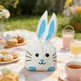 thumbnail image 2 of SLYNSHome Cute Easter Treat Bags Blue Long Rabbit Ear Cookie Bags Plastic Candy Snack Goody Wrapping Bag for Gifts Easter Party Favor, 2 of 8