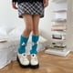 thumbnail image 5 of Calcetines Jk de punto Calcetines holgados Medias Jk Calentadores de piernas lolitas sueltos con decoración, 5 of 5