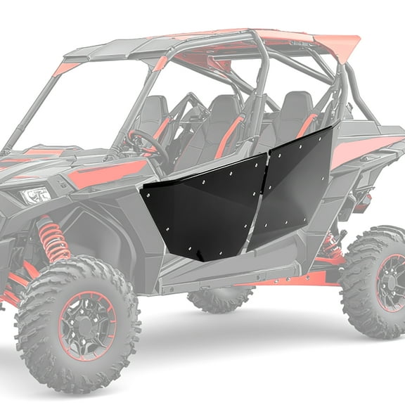Kojem Full Doors for 2014-2022 Polaris RZR XP 4 1000/ Turbo/Turbo S/Velocity 4 seat Models w/Steel Frame Aluminum Panels