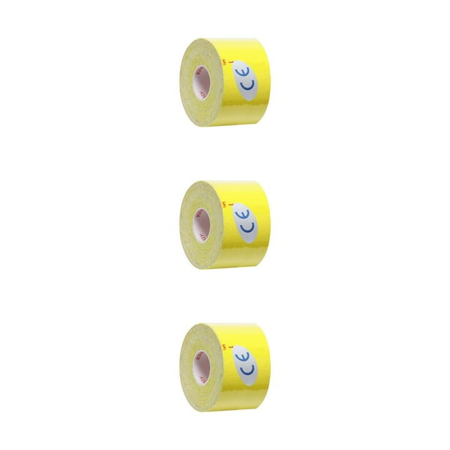 Cinta elástica Advancent Soporte muscular Amarillo 3.8cmx5cm