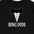 thumbnail image 4 of Inktastic Ring Dude Ringbearer Mock Tuxedo Wedding Boys Long Sleeve Toddler T-Shirt, 4 of 5