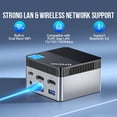thumbnail image 5 of GMKtec KB5 Mini PC Intel Celeron N5105 Windows 11 Pro 4K Mini PC DDR4 8GB RAM 128GB ROM WiFi5 BT4.2 Computadora de escritorio Trabajo, 5 of 5