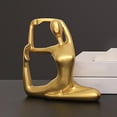 thumbnail image 3 of Decoración del hogar Estatua de yoga s Escultura Sala de meditación s de yoga para cumpleaños Boda Inauguración de Baño Estudio d Los 20x21cm Baoblaze Estatua de yoga, 3 of 7