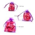 thumbnail image 3 of 100pcs/lot Organza Bag 5*7cm,7*9cm,9x12cm Christmas Wedding Drawstring Bag Candy Bags Gift Pouches Jewelry Packaging Display mix colors 5x7cm 100pcs, 3 of 5