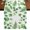 White, variant on Green Botanical Burlap Cotton Table Runner 13x36 Inches Short, Spring Ivy Ferns Leaves Plants Farmhouse Table Runners, Outdoor Dining Tablecloths Decor for Baby Shower/Party/Wedding