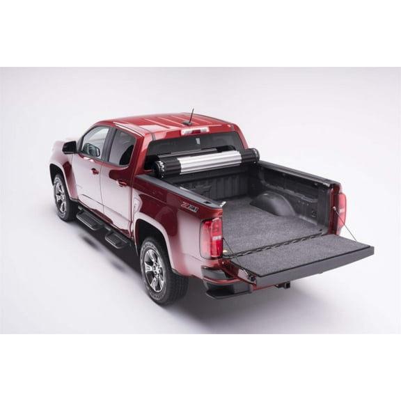BedRug by RealTruck Bedmat | Compatible with 2015 - 2022 Chevrolet Colorado74.0 Bed, Models w/Non Liner / Spray-In | Charcoal Grey, BMB15SBS