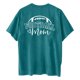thumbnail image 5 of Fiudx Ofertas Flash Del Día Solo En Línea Camiseta de Manga Corta con Estampado Casual de Doble Cara con Cuello Redondo y Hombros Caídos para Mujer, 5 of 5