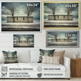 thumbnail image 4 of Designart "Warehouse Scenery In Winter II" Warehouses Floater Framed Canvas Art Print, 4 of 5