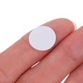 thumbnail image 5 of Homoyoyo 1000Pcs White Self Adhesive Circle Stickers Easy to Apply Removable Blank Labels for Office and Home, 5 of 8