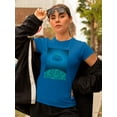 thumbnail image 2 of Groovy 70S Style Ufo T-Shirt Women -Image by Shutterstock, Female 4X-Large, 2 of 4