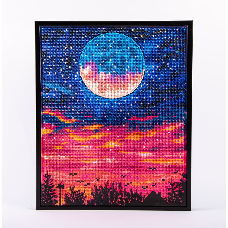 ★専用★ダイヤモンドアート特殊ビーズ　ブルームーン　30cm X30cm DIAMOND DOTZ® Blue Moon Special Edition Diamond Painting Kit