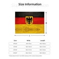 thumbnail image 3 of Throw Blanket German Flag Art Soft Cozy Fleece Flannel Blanket Home Decor for Couch Sofa Bed 50"x40", 3 of 7