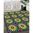 thumbnail image 3 of Ahgly Company Machine Washable Indoor Rectangle Transitional Burgundy Brown Area Rugs, 8' x 10', 3 of 7