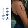 thumbnail image 1 of 4pcs pegatinas de tatuaje tatuajes semipermanentes flor tatuaje pegatina para hombres mujeres FLhrweasw Nuevo, 1 of 9