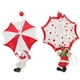 thumbnail image 4 of 2 unids muñeco de nieve alk paracaídas paracaidismo colgante decoración navideña regalos colgantes ornamentos colgantes, 4 of 5